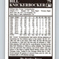 1991 Conlon Collection #79 Bill Knickerbocker NM St. Louis Browns  Image 2