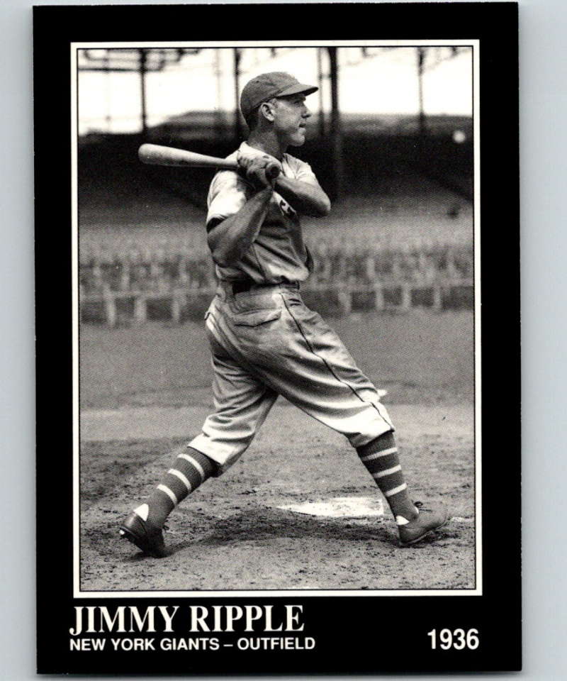 1991 Conlon Collection #86 Jimmy Ripple NM New York Giants  Image 1