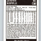 1991 Conlon Collection #86 Jimmy Ripple NM New York Giants  Image 2