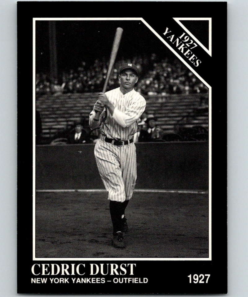 1991 Conlon Collection #108 Cedric Durst NM New York Yankees