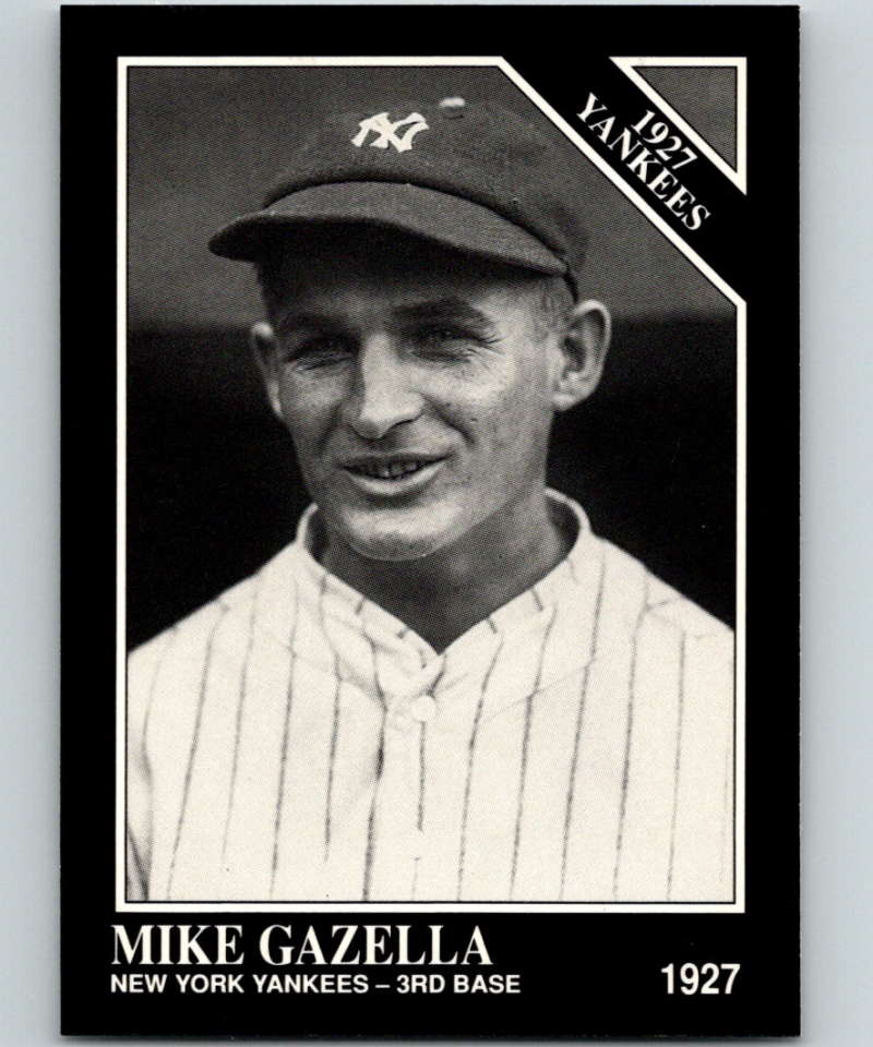 1991 Conlon Collection #121 Mike Gazella NM New York Yankees  Image 1