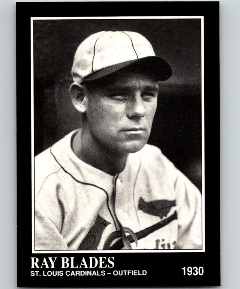 1991 Conlon Collection #130 Ray Blades NM St. Louis Cardinals  Image 1