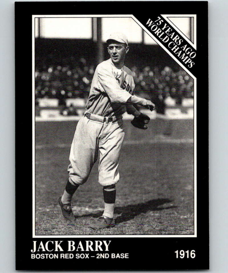 1991 Conlon Collection #139 Jack Barry NM Boston Red Sox  Image 1