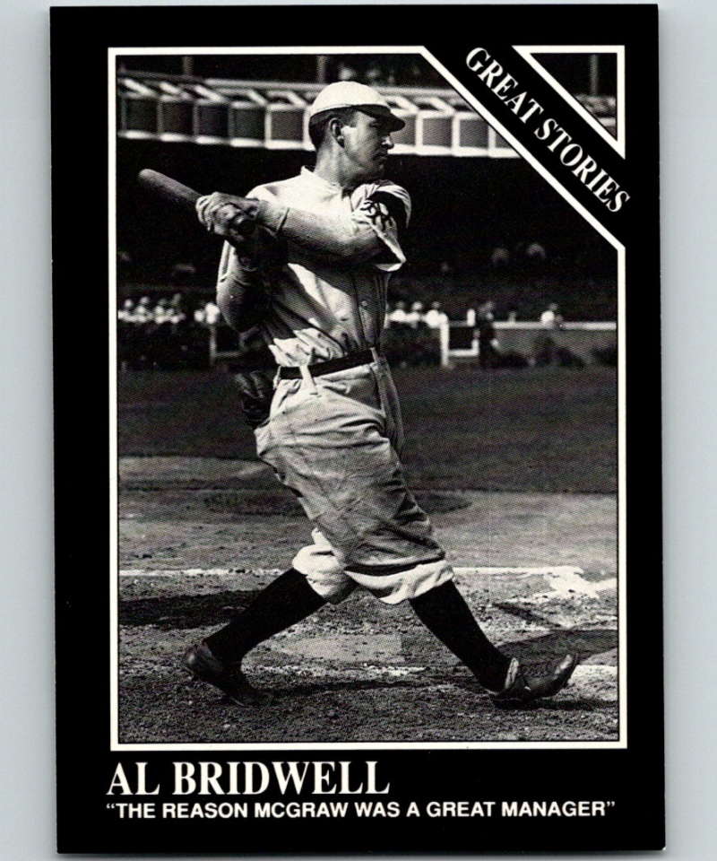 1991 Conlon Collection #170 Al Bridwell ST NM New York Giants  Image 1