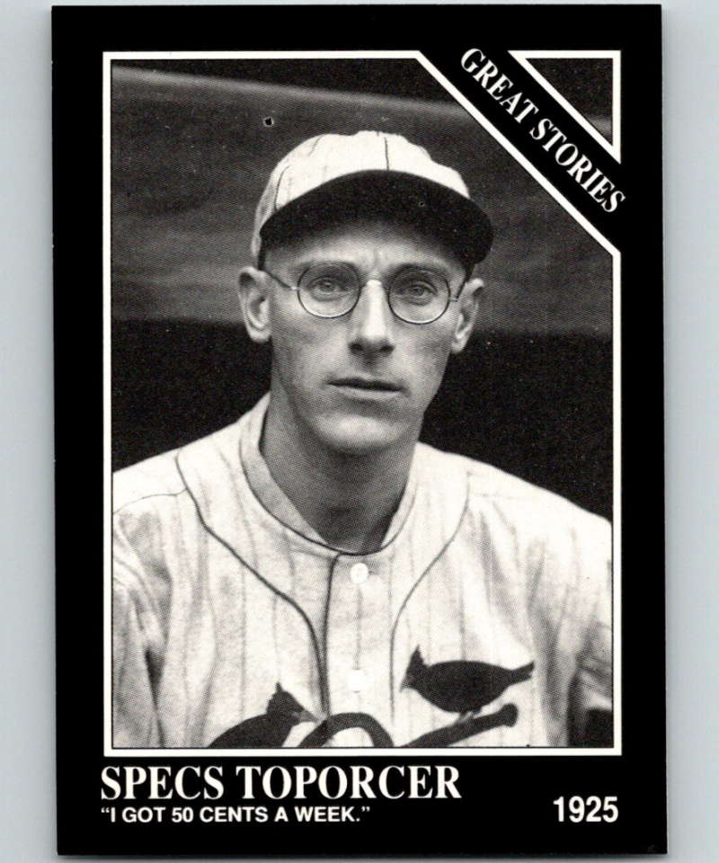 1991 Conlon Collection #176 Specs Toporcer ST NM St. Louis Cardinals  Image 1