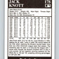 1991 Conlon Collection #178 Jack Knott ST NM St. Louis Browns  Image 2