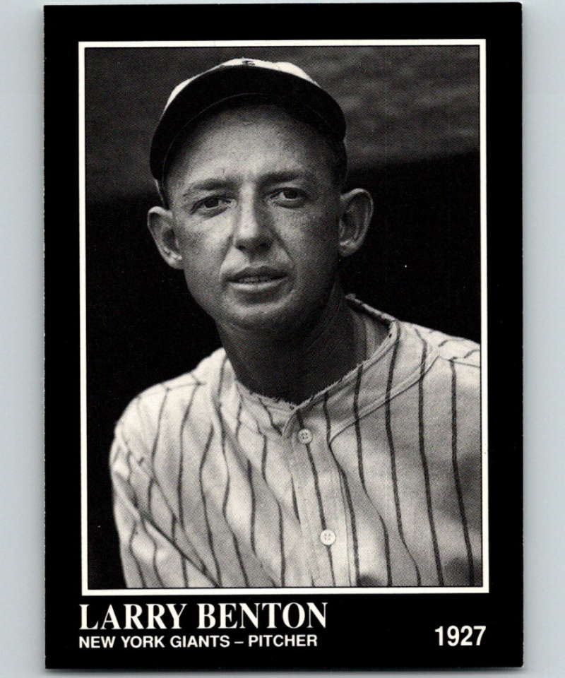 1991 Conlon Collection #182 Larry Benton NM New York Giants  Image 1
