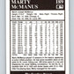 1991 Conlon Collection #189 Marty McManus NM Boston Red Sox  Image 2