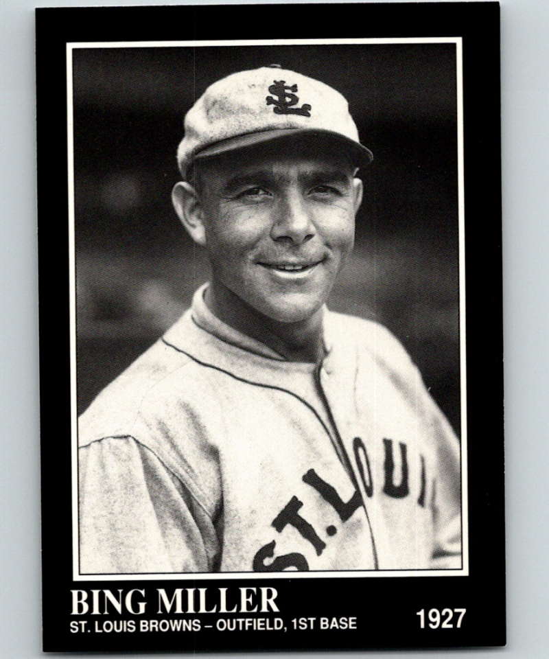 1991 Conlon Collection #192 Bing Miller NM St. Louis Browns  Image 1