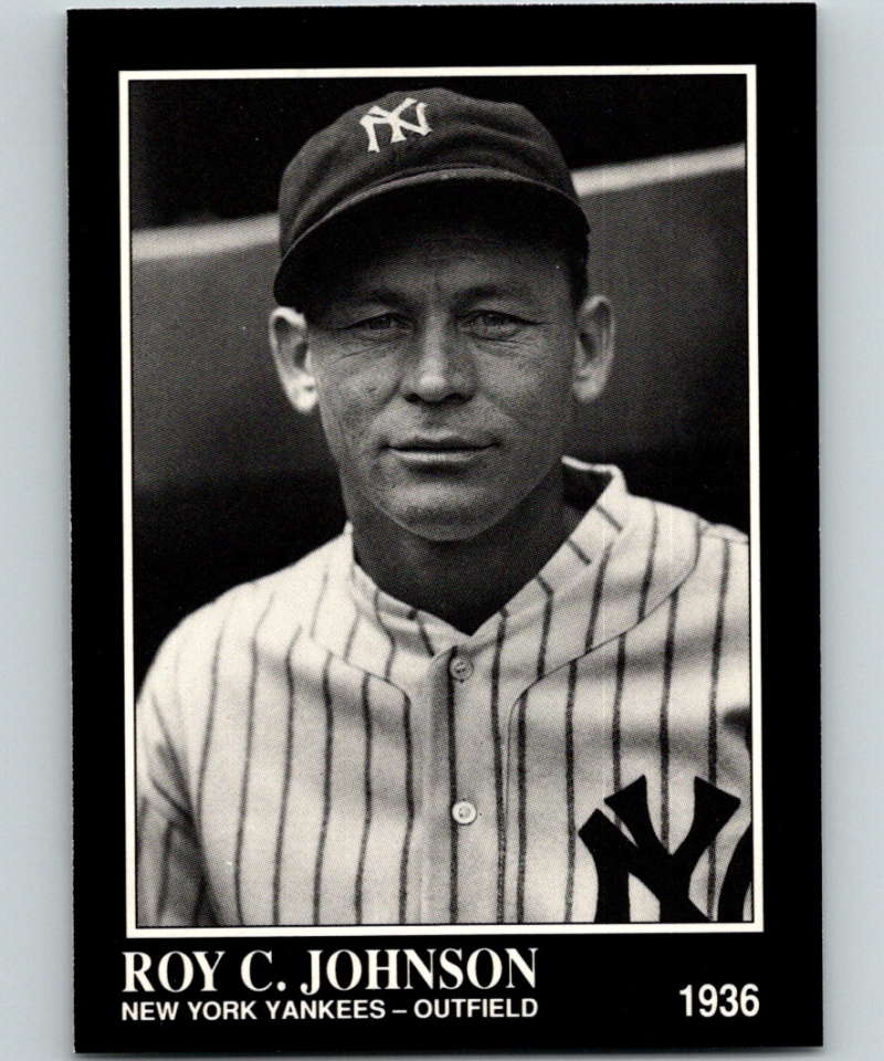 1991 Conlon Collection #199 Roy Johnson NM New York Yankees  Image 1