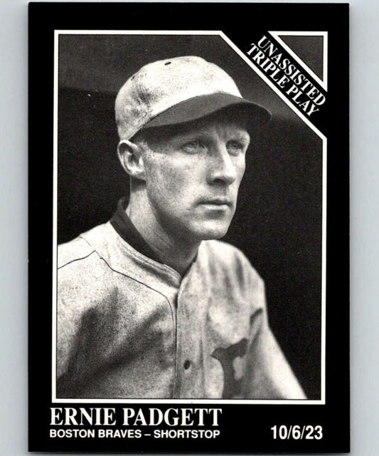 1991 Conlon Collection #206 Ernie Padgett TP NM Boston Braves  Image 1