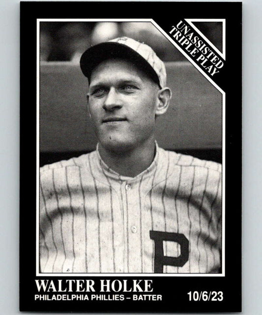 1991 Conlon Collection #207 Walter Holke TP NM Philadelphia Phillies  Image 1