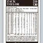 1991 Conlon Collection #210 Zack Taylor NM Boston Braves  Image 2