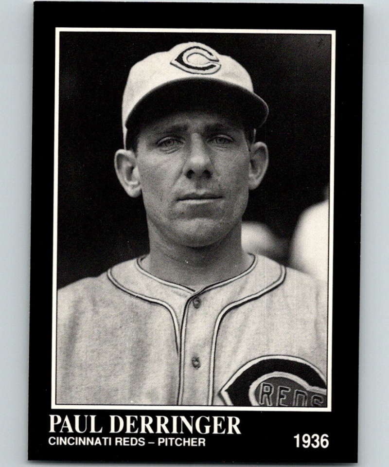 1991 Conlon Collection #213 Paul Derringer NM Cincinnati Reds  Image 1