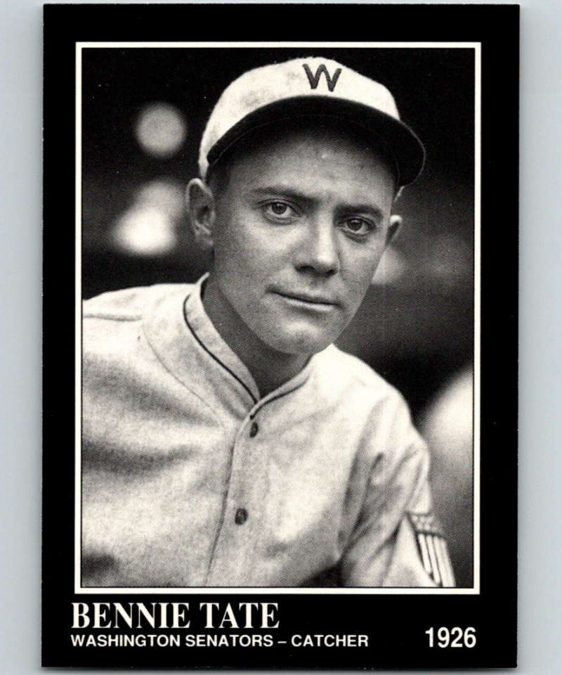 1991 Conlon Collection #220 Bennie Tate NM Washington Senators  Image 1
