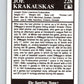 1991 Conlon Collection #228 Joe Krakauskas TRIV NM Cleveland Indians  Image 2