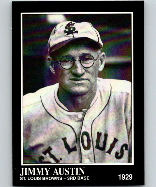 1991 Conlon Collection #236 Jimmy Austin NM St. Louis Browns  Image 1