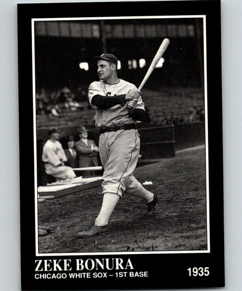 1991 Conlon Collection #237 Zeke Bonura NM Chicago White Sox  Image 1