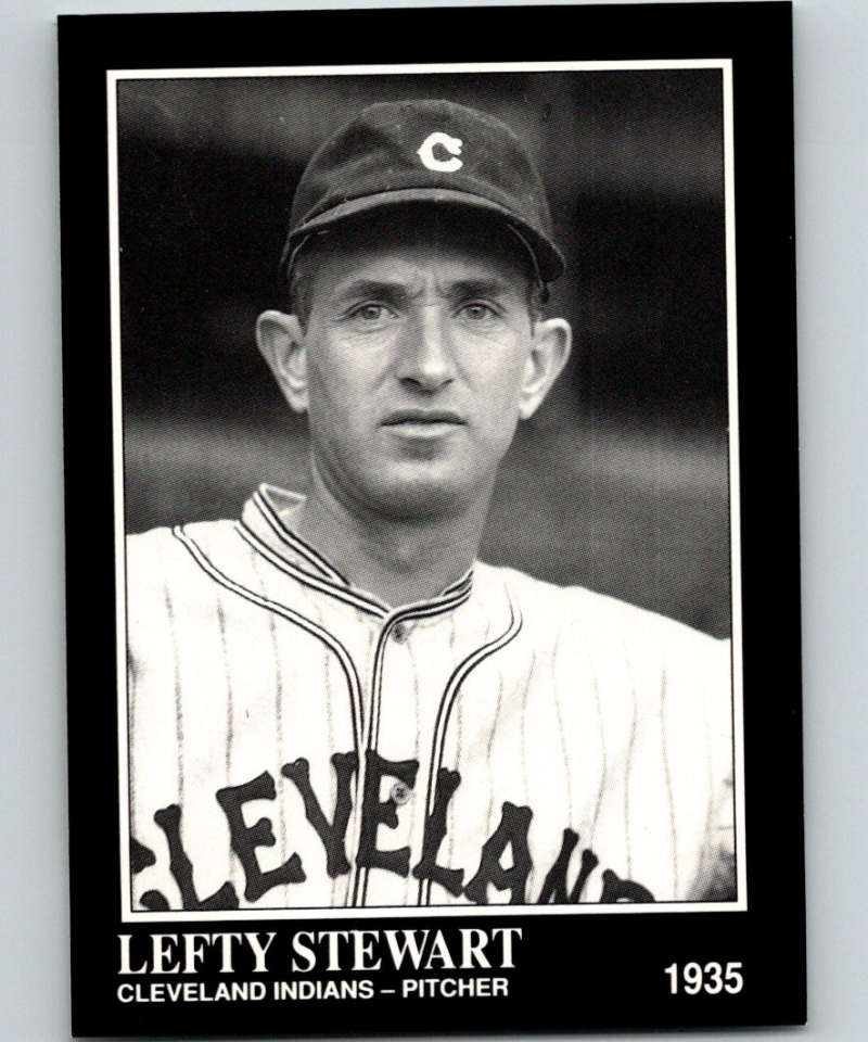 1991 Conlon Collection #243 Lefty Stewart NM Cleveland Indians  Image 1