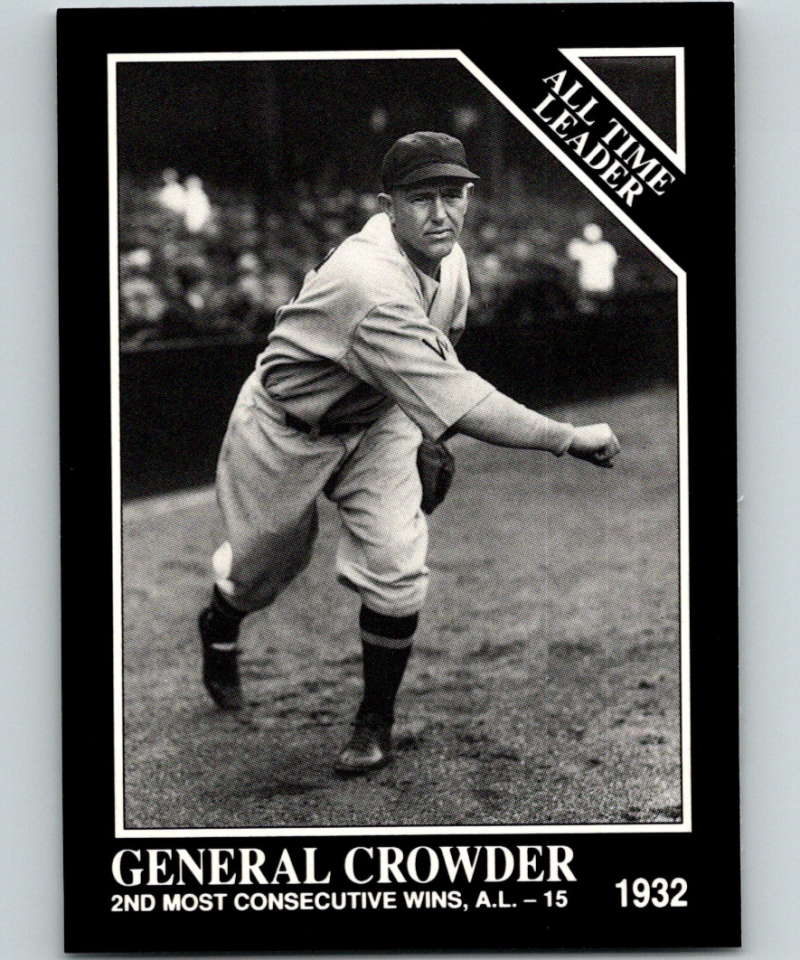 1991 Conlon Collection #257 General Crowder ATL NM Washington Senators  Image 1