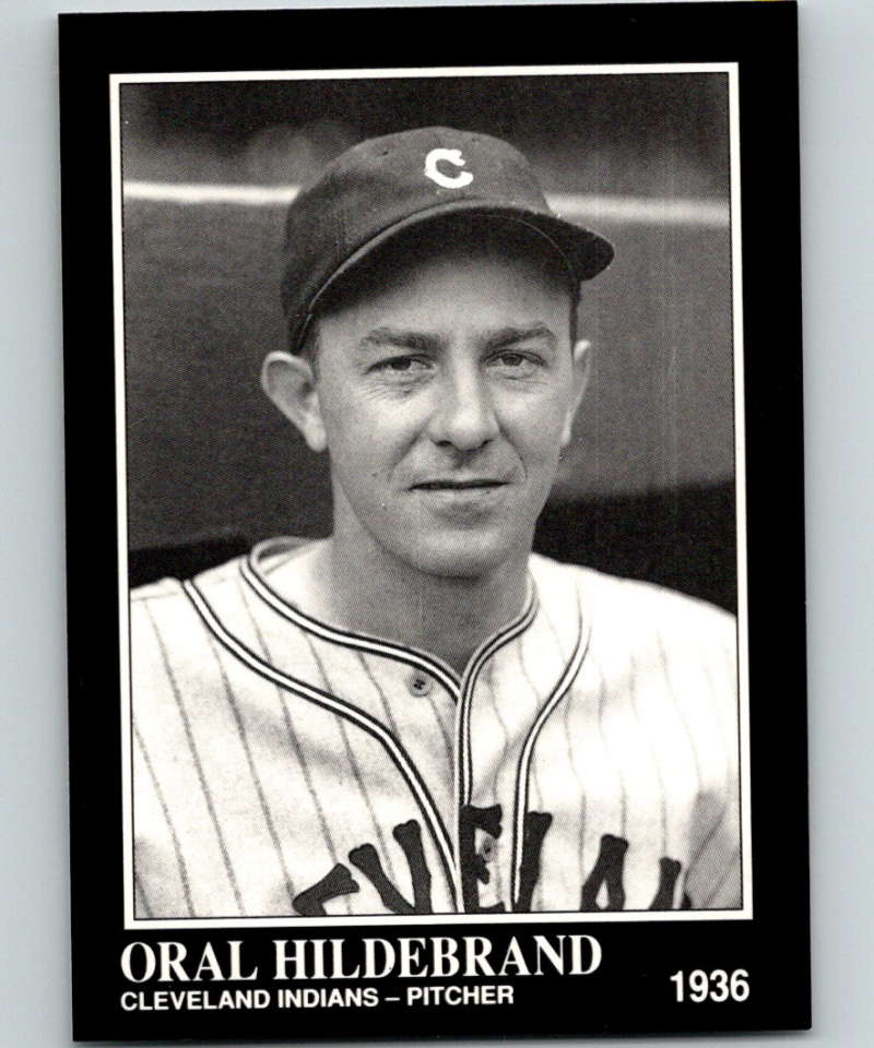 1991 Conlon Collection #278 Oral Hildebrand NM Cleveland Indians  Image 1