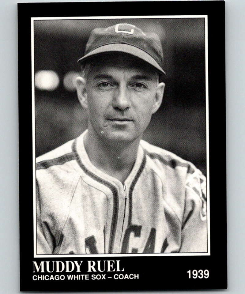 1991 Conlon Collection #284 Muddy Ruel NM Chicago White Sox  Image 1