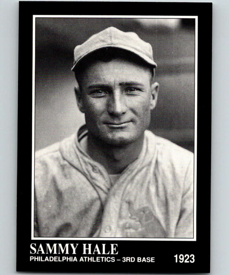 1991 Conlon Collection #293 Sammy Hale NM Philadelphia Athletics  Image 1