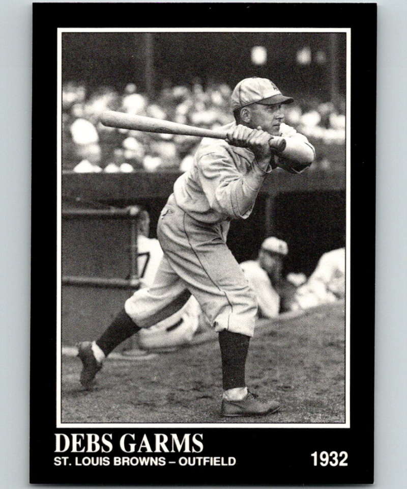 1991 Conlon Collection #296 Debs Garms NM St. Louis Browns  Image 1