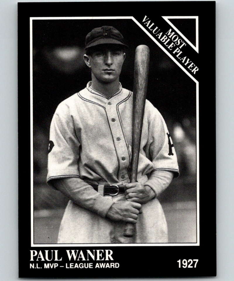 1991 Conlon Collection #315 Paul Waner MVP NM Pittsburgh Pirates  Image 1