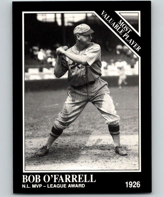 1991 Conlon Collection #316 Bob O'Farrell MVP NM St. Louis Cardinals  Image 1