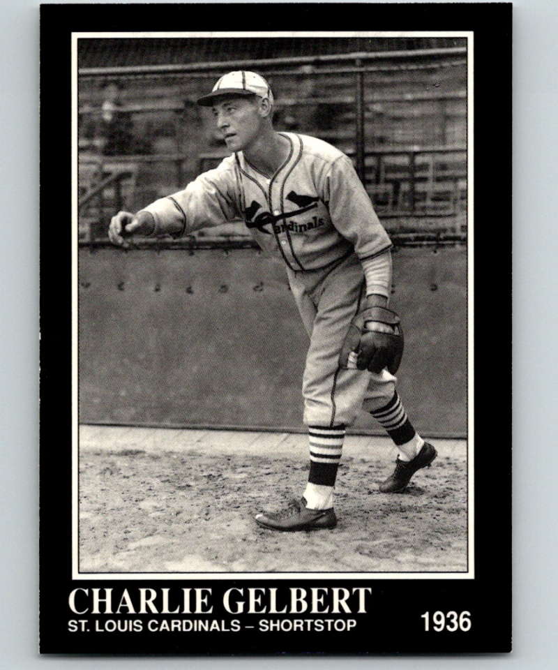 1991 Conlon Collection #70 Charlie Gelbert NM St. Louis Cardinals  Image 1