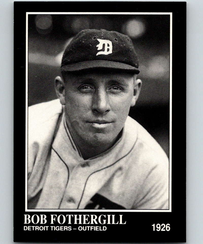 1991 Conlon Collection #72 Bob Fothergill NM Detroit Tigers  Image 1