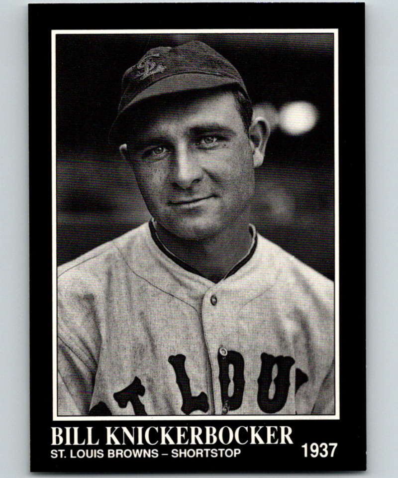 1991 Conlon Collection #79 Bill Knickerbocker NM St. Louis Browns  Image 1