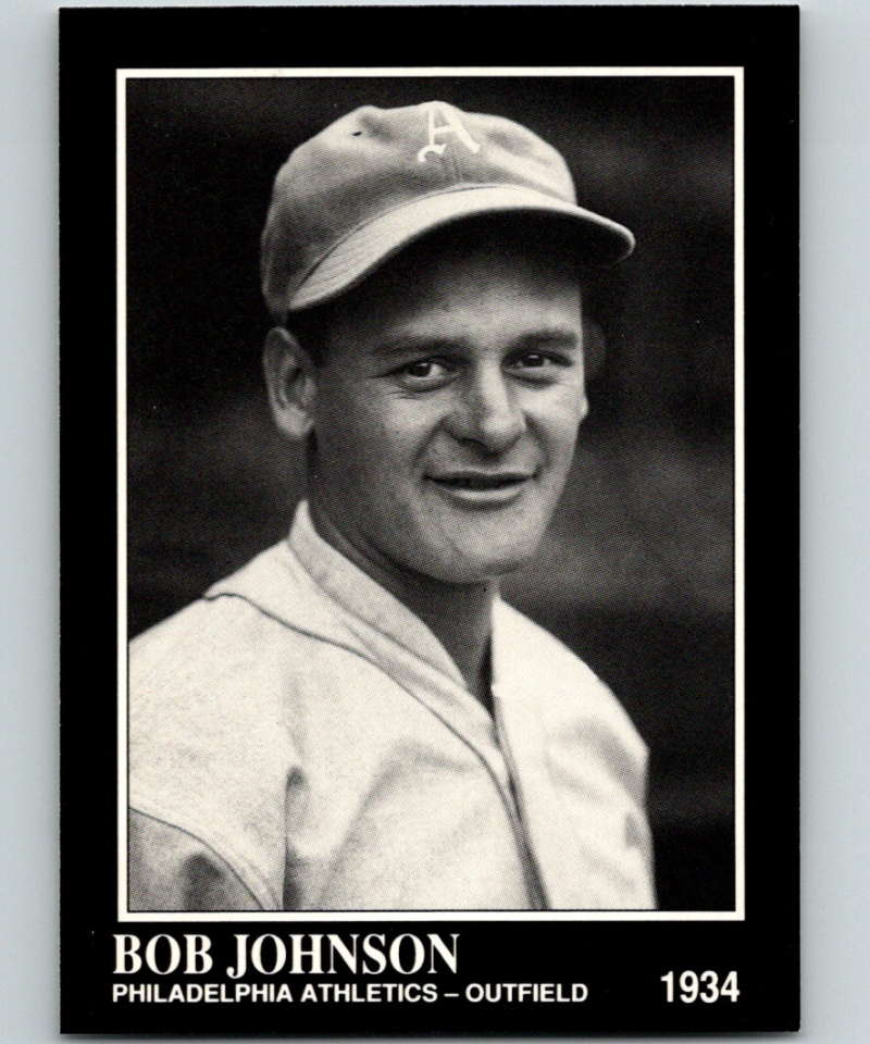1991 Conlon Collection #96 Bob Johnson NM Philadelphia Athletics  Image 1
