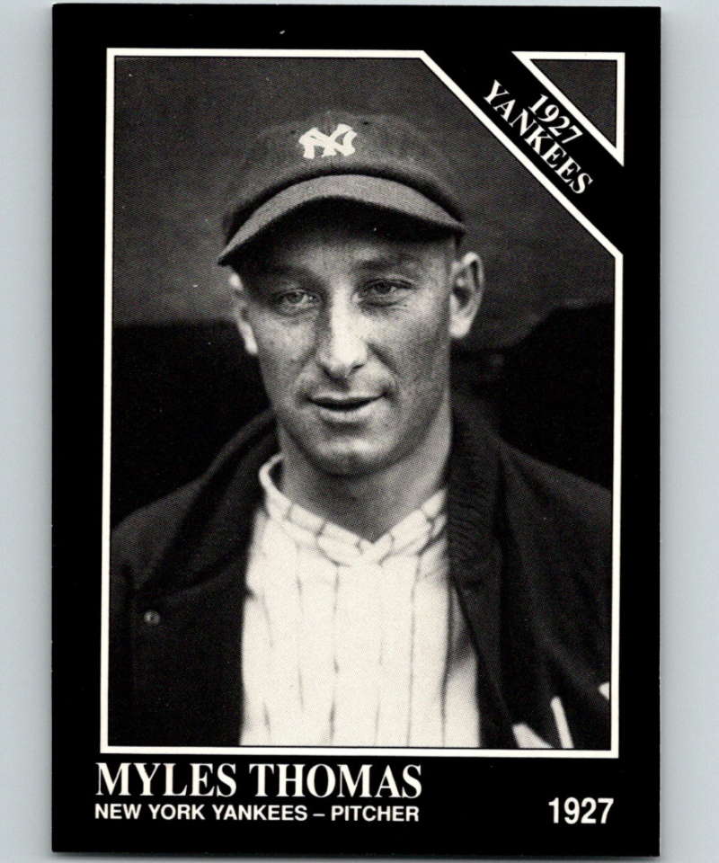 1991 Conlon Collection #106 Myles Thomas NM New York Yankees  Image 1