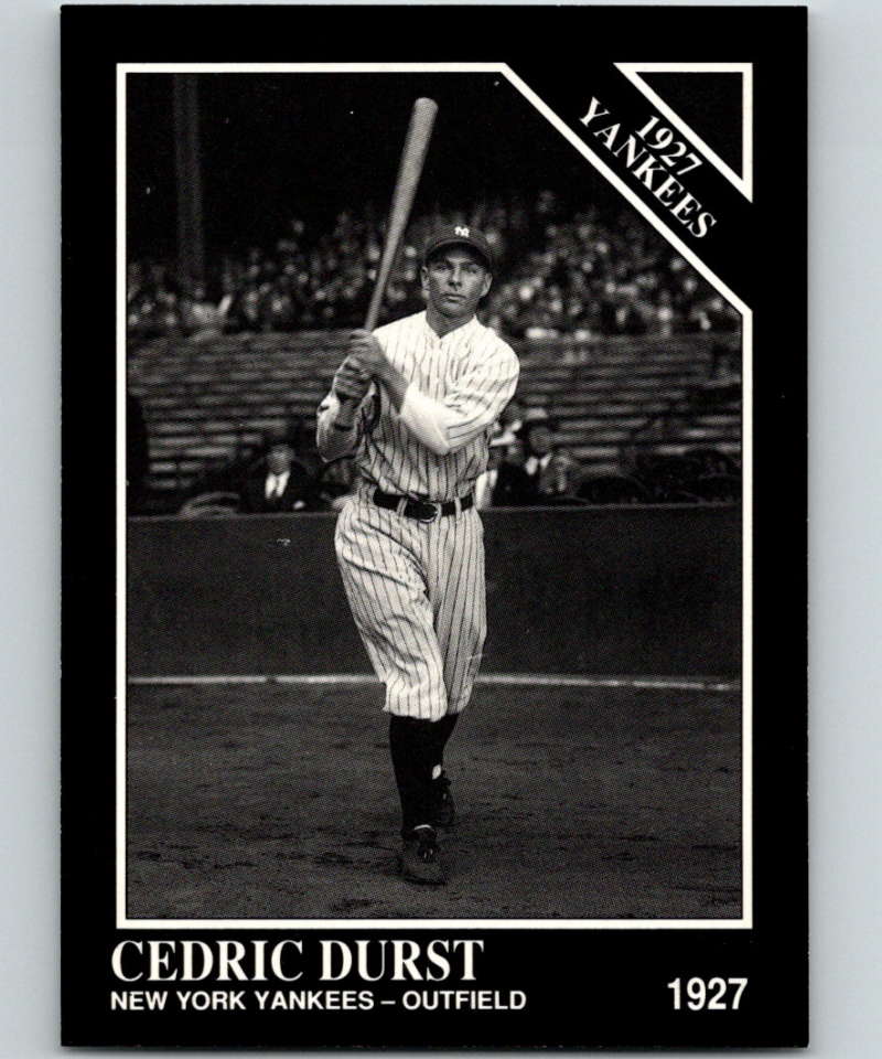 1991 Conlon Collection #108 Cedric Durst NM New York Yankees  Image 1