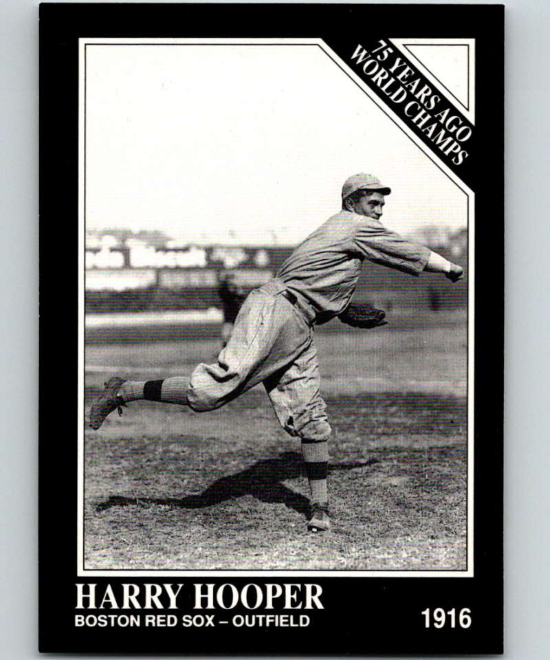 1991 Conlon Collection #135 Harry Hooper NM Boston Red Sox  Image 1