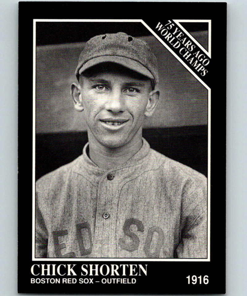 1991 Conlon Collection #136 Chick Shorten NM Boston Red Sox  Image 1