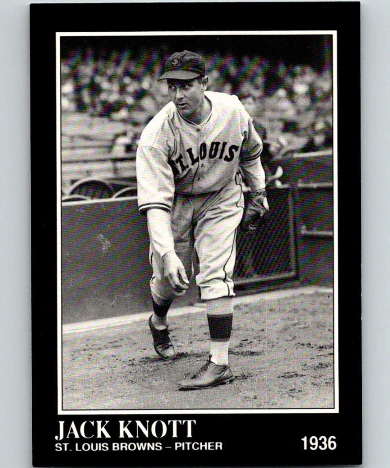 1991 Conlon Collection #178 Jack Knott ST NM St. Louis Browns  Image 1