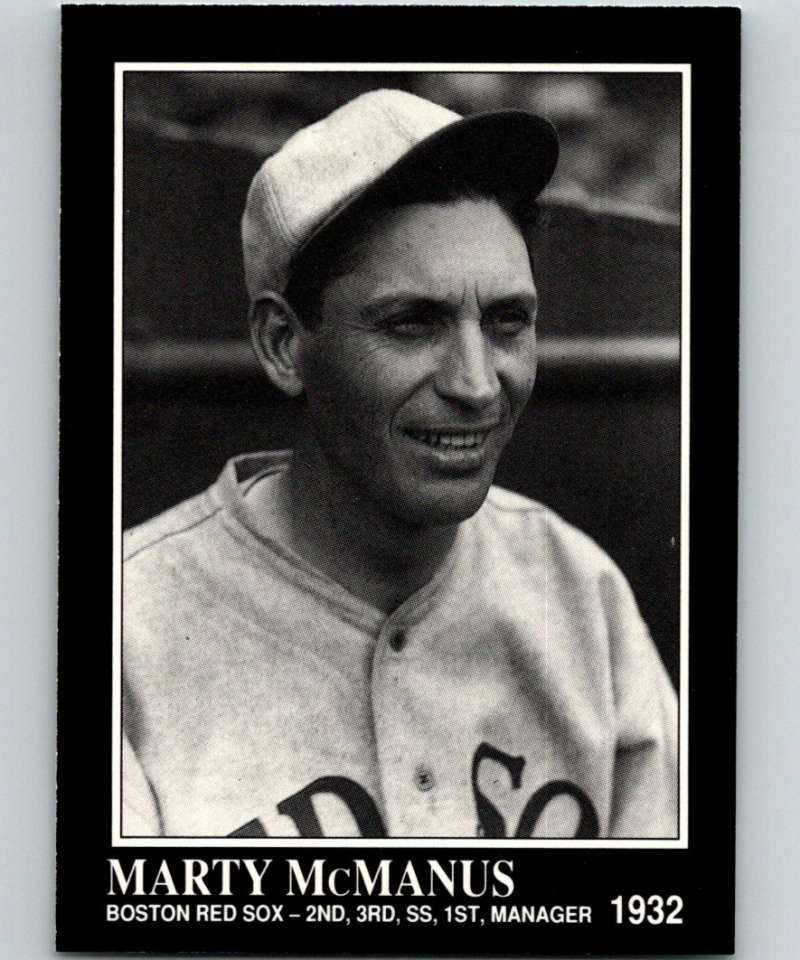 1991 Conlon Collection #189 Marty McManus NM Boston Red Sox  Image 1