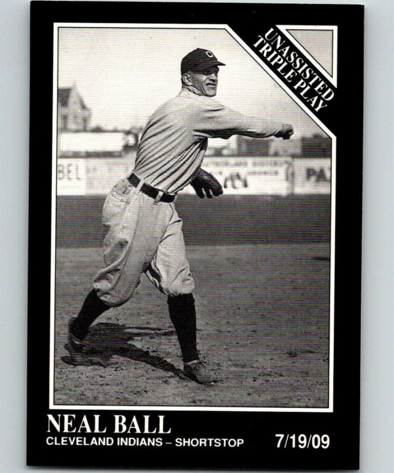 1991 Conlon Collection #203 Neal Ball TP NM Cleveland Indians  Image 1
