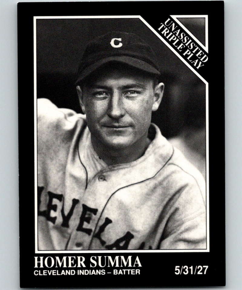 1991 Conlon Collection #205 Homer Summa TP NM Cleveland Indians  Image 1