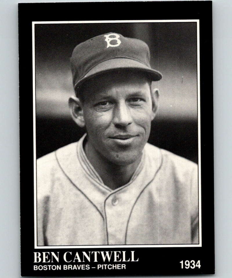 1991 Conlon Collection #211 Ben Cantwell NM Boston Braves  Image 1