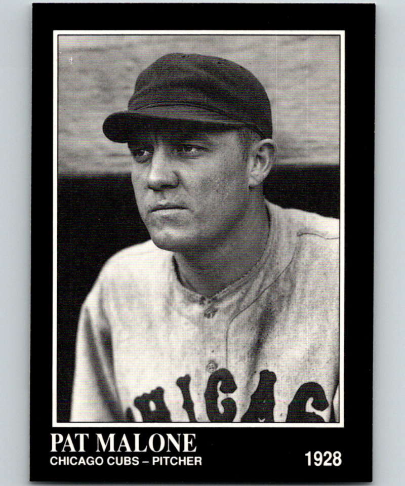 1991 Conlon Collection #219 Pat Malone NM Chicago Cubs  Image 1