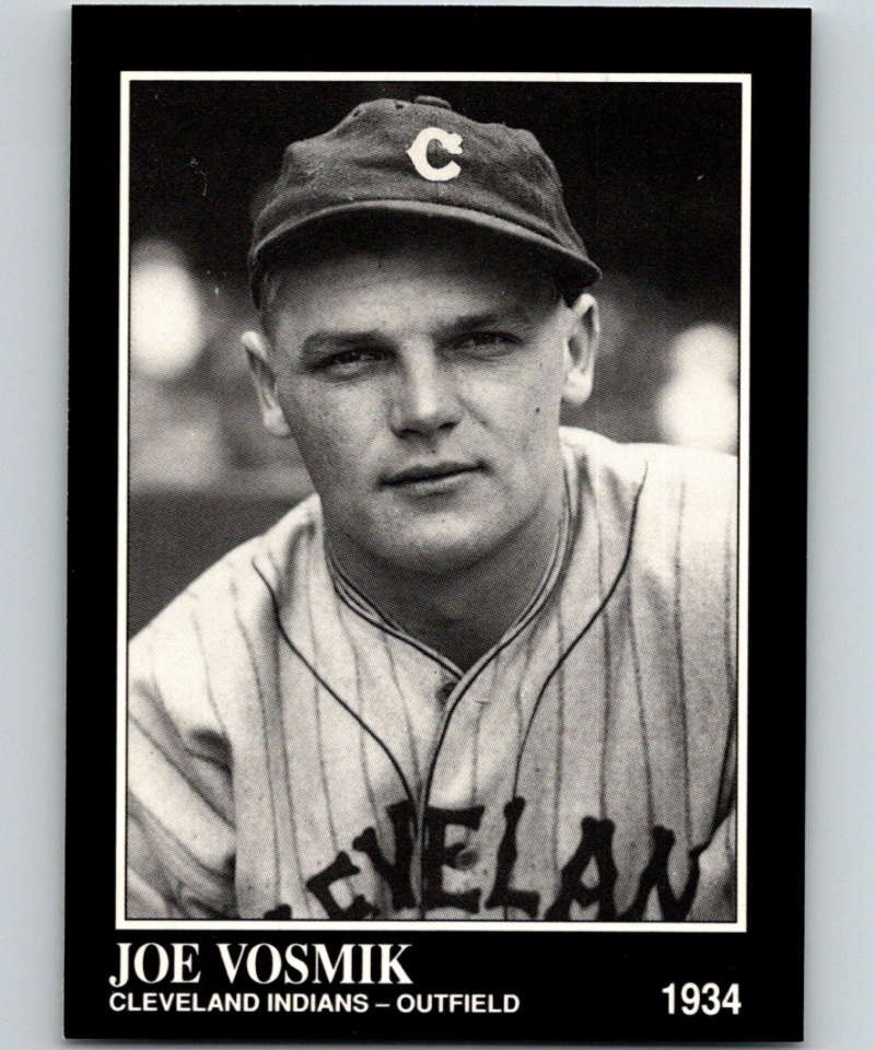 1991 Conlon Collection #221 Joe Vosmik NM Cleveland Indians  Image 1