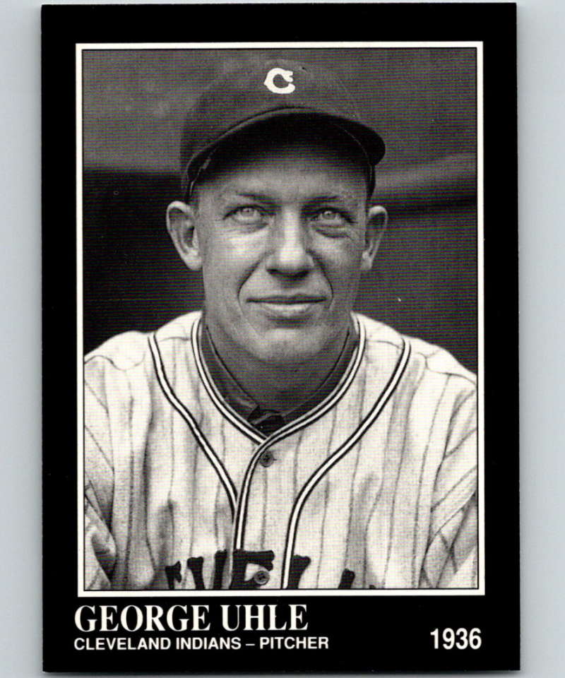 1991 Conlon Collection #224 George Uhle NM Cleveland Indians  Image 1