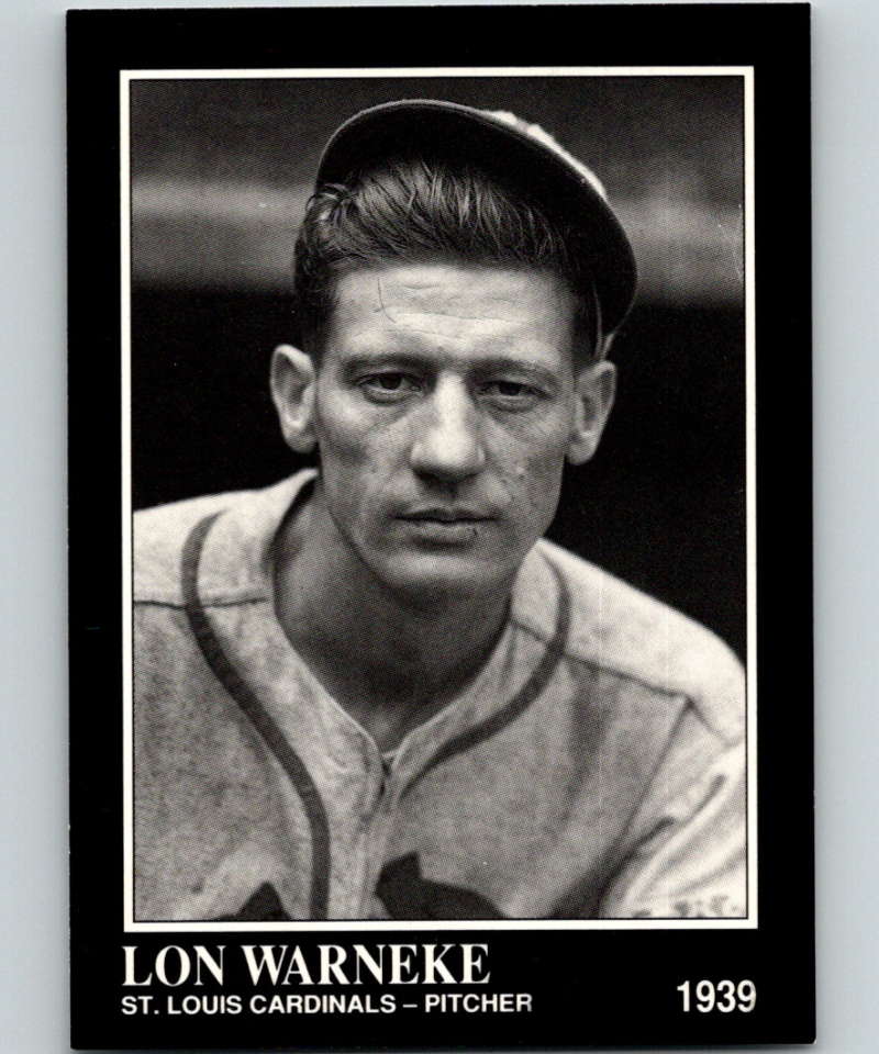 1991 Conlon Collection #231 Lon Warneke NM St. Louis Cardinals  Image 1