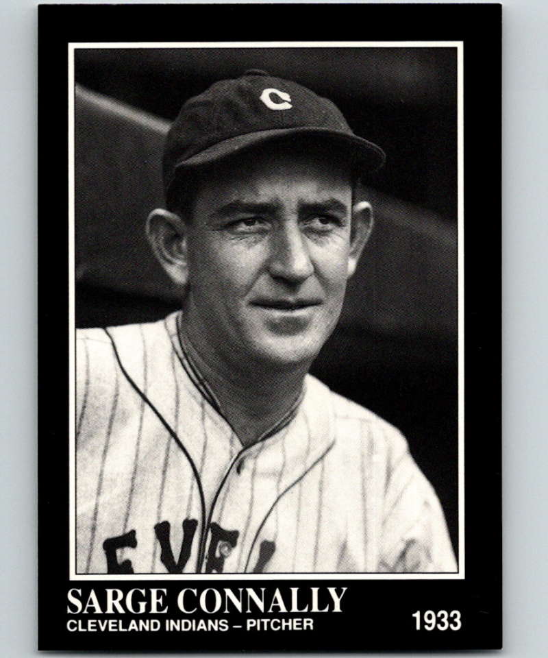 1991 Conlon Collection #247 Sarge Connally NM Cleveland Indians  Image 1