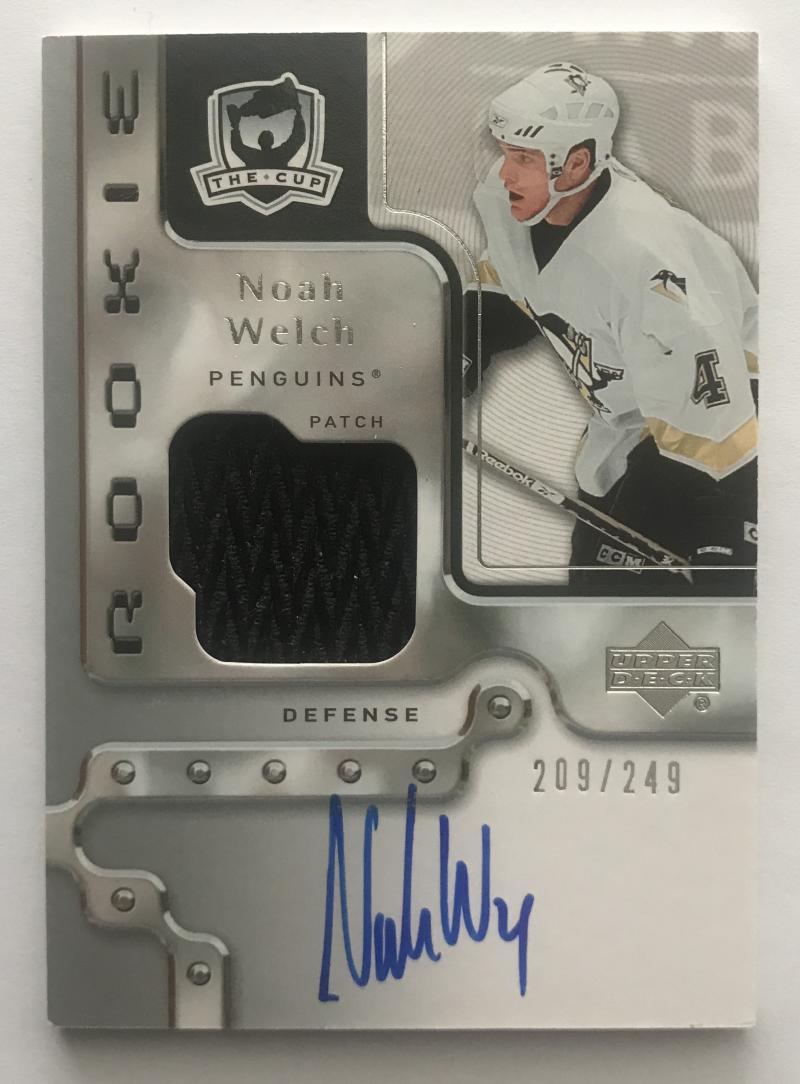 2006-07 The Cup #150 Noah Welch RC Rookie Auto 209/249 Patch 06950 Image 1