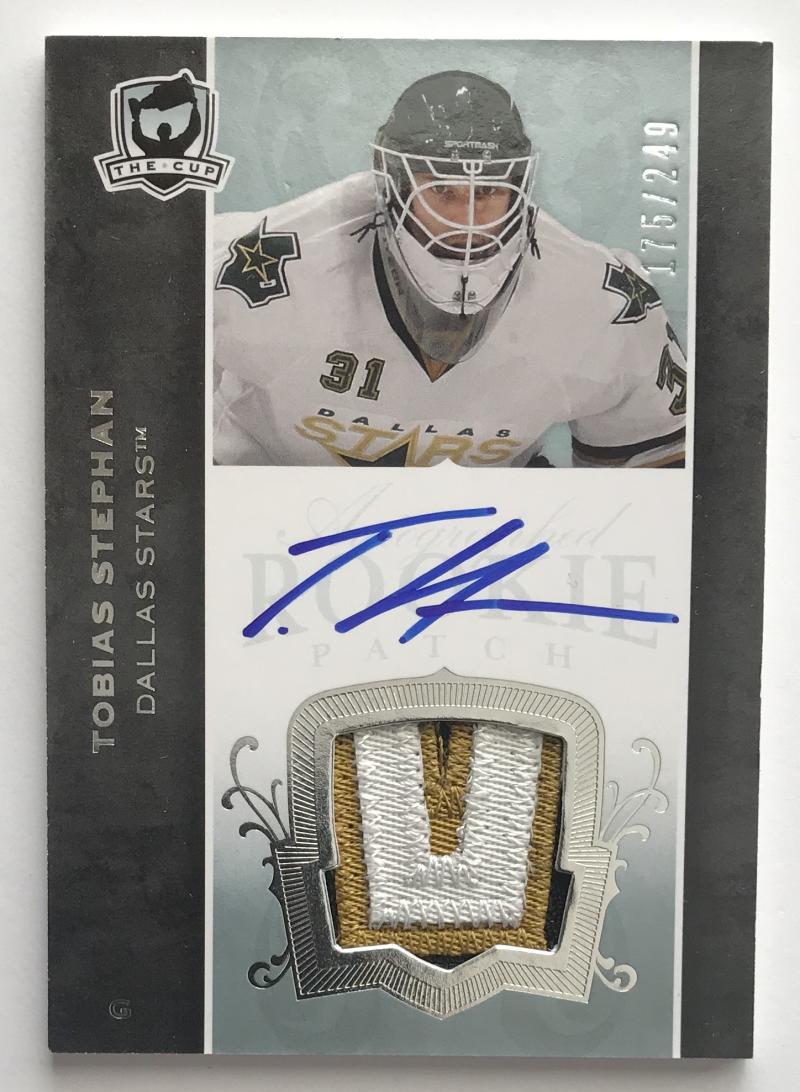 2007-08 The Cup #174 Tobias Stephan RC Rookie Auto 175/249 Patch 06973 Image 1
